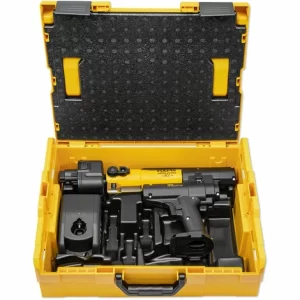 REMS Radial-Pressmaschine Mini-Press ACC + Kunststoff-Systemkoffer + 4 Stk. Presszangen Mini V 15, 18, 22, 28 + 2. Akku 14,4 V – 5,0 Ah 8